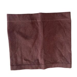 Urban Outfitters Mauve Ribbed Bandeau Top